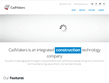 Tablet Screenshot of cadmakers.com